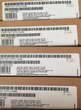 全新西门子PLC S7-300模拟量输入模块6ES7 331-7PF01-0AB0 SM331~