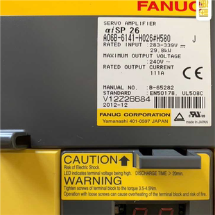 H030 議 A06B 6141 FANUC伺服驅動器 H580
