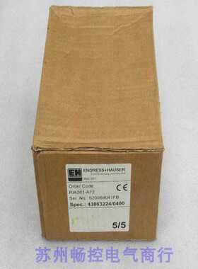 *销售*恩德斯豪斯E+H压力变送器 RIA261-A12 ~议价