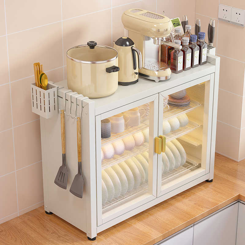 厨房多功能置物架多层台面刀架碗盘沥水架碗架家用碗柜碗筷收纳盒