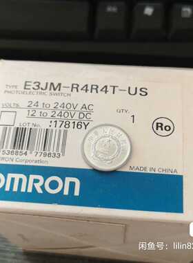 光电开关E3JM-R4R4T-US  HPX-AG00-1S（夜夜配件）