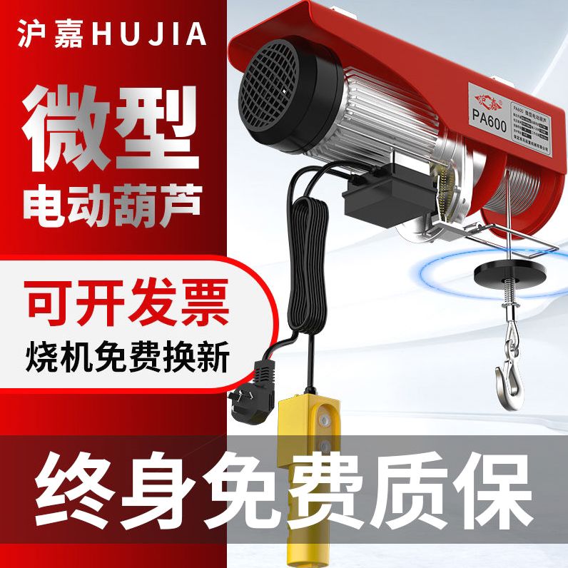 德国进口微型电动葫芦220V吊机家用小型升降机提升机1/0.5吨卷扬