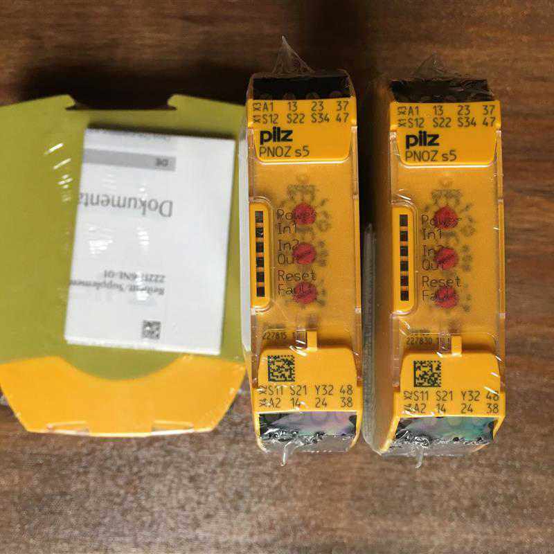 B006*皮尔兹Pliz安全继电器 PNOZ S5 24VDC 货号750105 ~议价