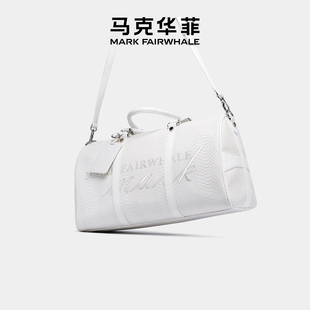 Mark 马克华菲蛇纹商务大容量旅行包潮流手提健身包袋 Fairwhale