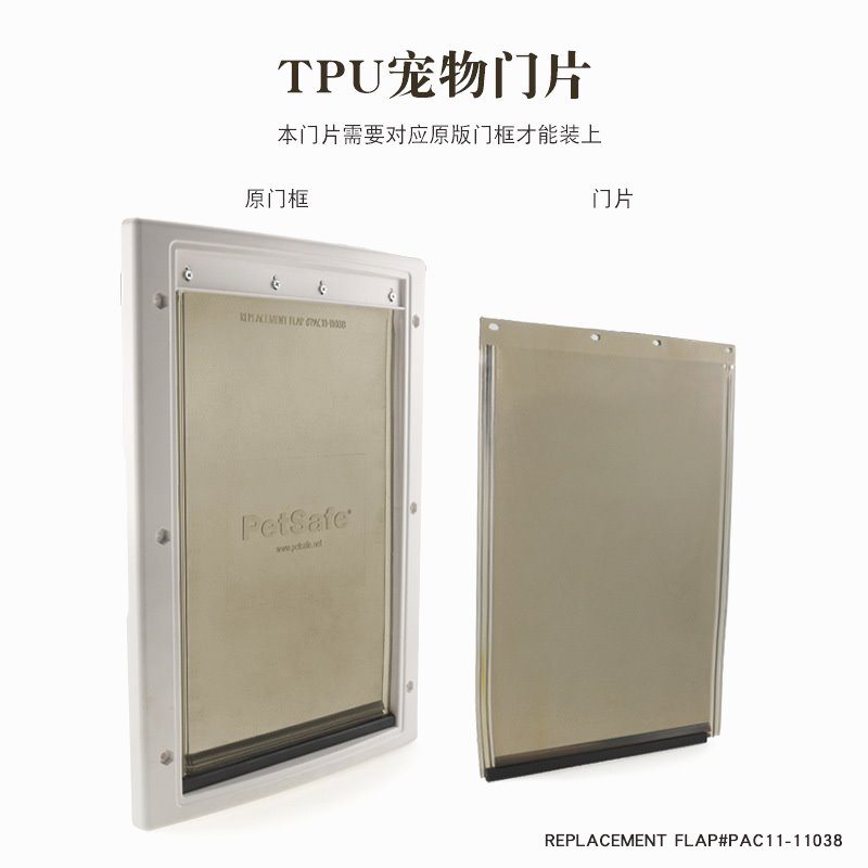 宠物狗门片PETSAFE-PCA11门片狗狗进出狗门洞 柔软门片自由出入