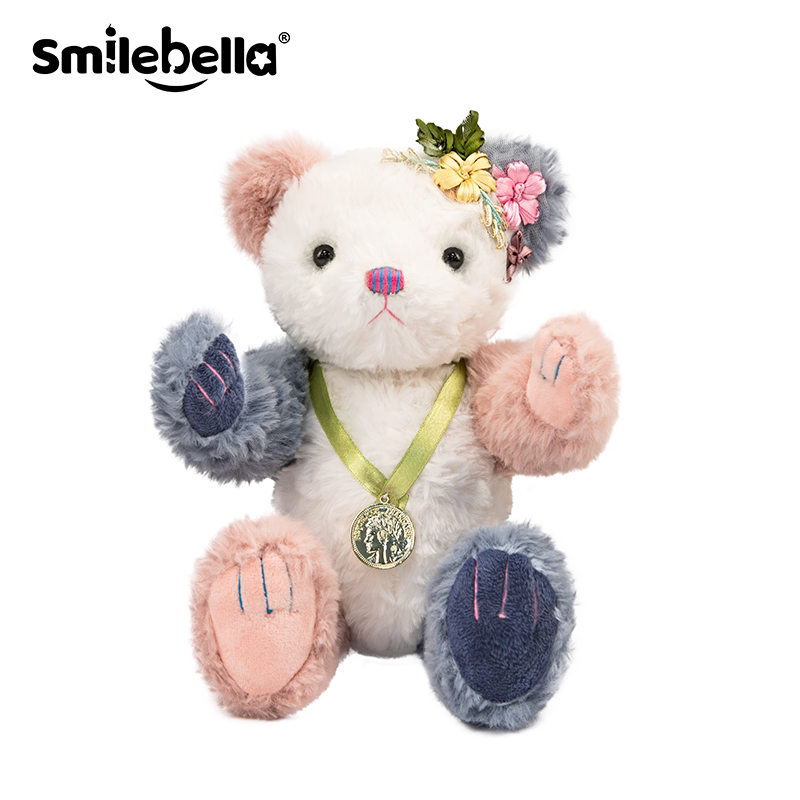 英国Smilebella纪念熊关节可动小熊毛绒玩具玩偶公仔娃娃生日礼物