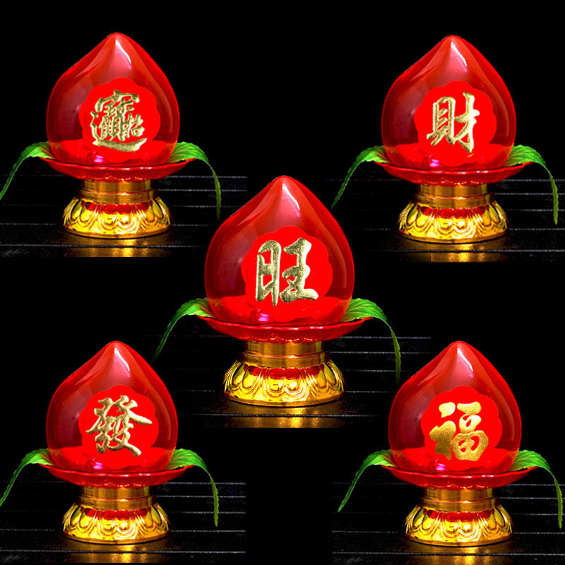 寿桃形瓶潮汕装白糖中秋拜月娘模型瓶子配件仙桃瓶子套装糖塔