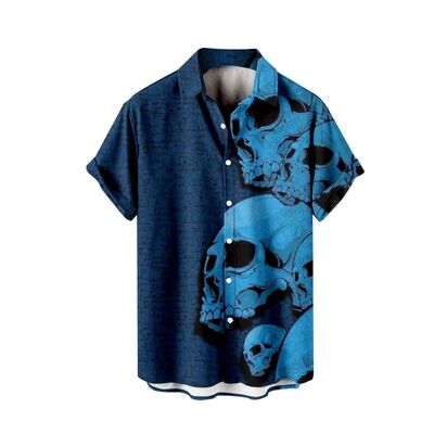 3D数码印花男士宽松开衫