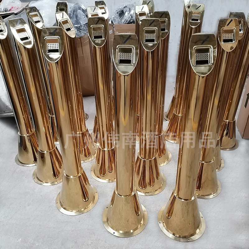 户外不锈钢立式烟蒂烟灰收集柱