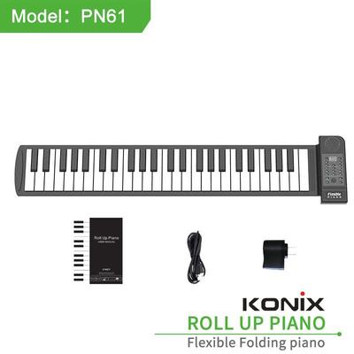61键钢琴手便携式多功能电子琴PN61加厚M卷IDI软键钢盘工厂直销
