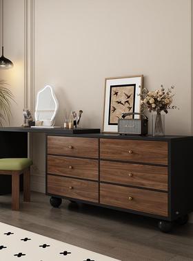 梳妆卧室简约一新款古现代收纳柜IXP斗柜体网台红小型中柜化妆桌