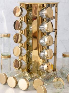 ZXS00100旋转调料架厨2房专用香料料物调罐置（0瓶）