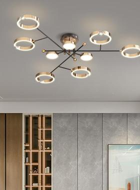 客厅吊灯奢轻灯具现代简大气灯餐厅灯全屋约套68263餐组合202主5