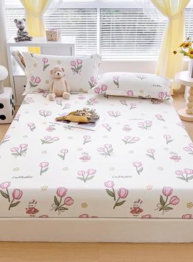 A947侧加高笠40松床紧床单四季纯棉床套35cmBER侧充气床床垫罩高1