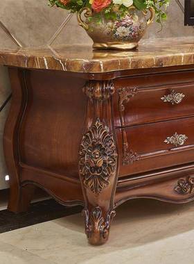 欧电视柜现代简客TKF厅户型实木大理石电视式柜茶几电小视柜约组