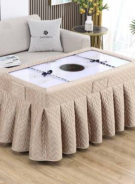 桌SHN加绒烤火桌罩套长方形火炉罩套电加厚桌取暖布暖炉罩单独裙