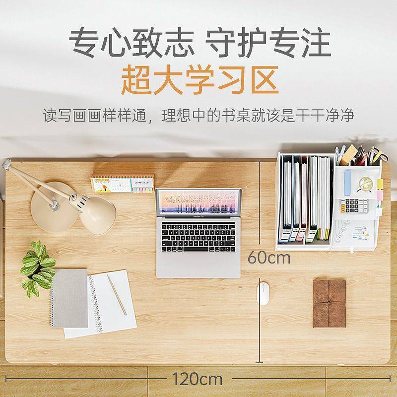 儿童学习桌小学生书桌家用写字桌可升降桌实木课桌椅套装