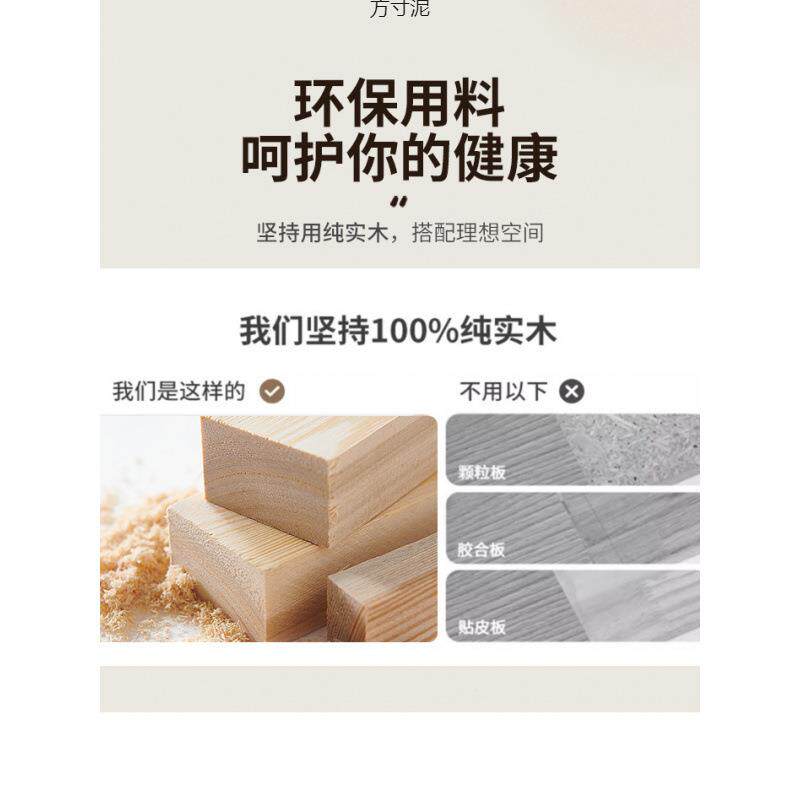 RLV实木格子柜柜儿童书包书架置物架地墙靠书柜收落纳柜玩具收纳