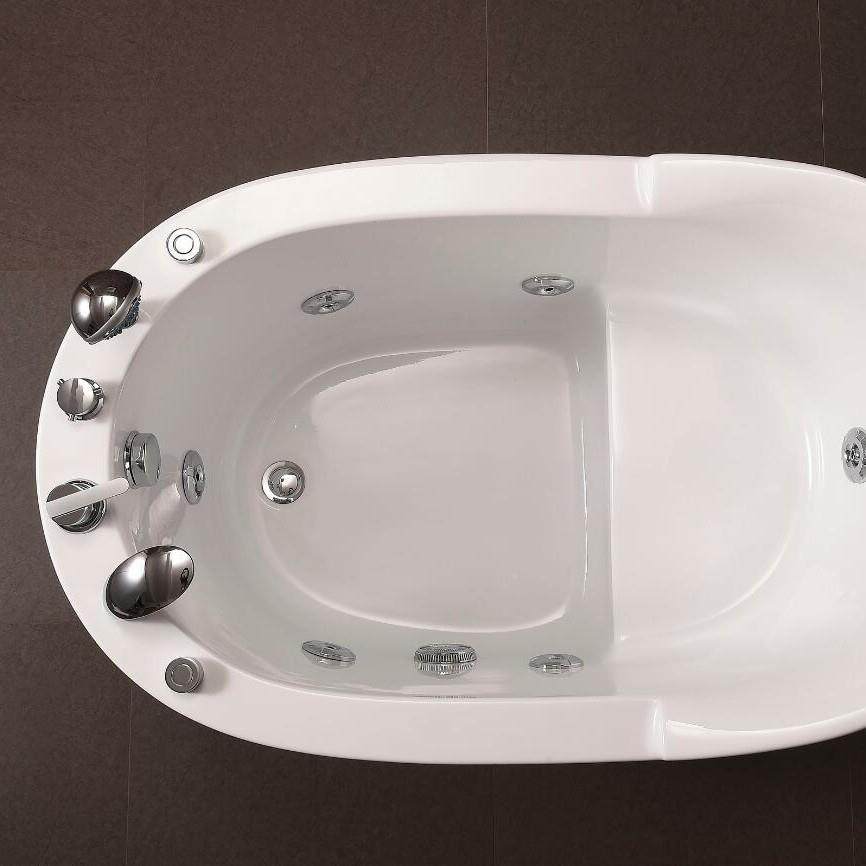 浴缸亚克力户型家用浪贵妃深泡坐式冲.按摩恒温浴池1小.2203-15M