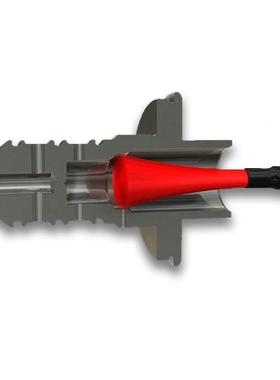 XBEC锐必克内孔研磨维刷抛光去毛刺E红色刷2CH-A1-7M-TL陶CH-A12-