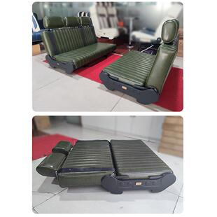 房车车座椅变房车面包创意商务汽皮RBQ平躺驾游改装油蜡床座椅