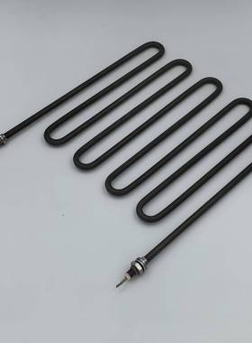 220V38IFB0V气片不锈钢翅电热管W2K/3KW烘箱加热管U/W型空干烧发
