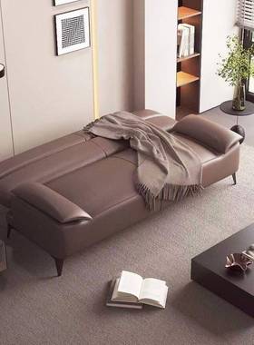 小户型沙发客厅款出新租房门店卧室FII公室可折皮叠猫抓两办用沙