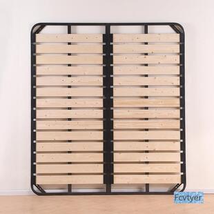 排骨架床架床板榻榻米床架5子可叠实木18米1.m钢架折无品牌/加厚.