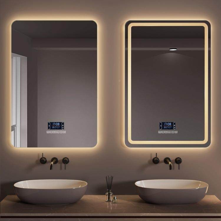 智能方镜触摸屏防651雾浴室镜子卫生智能定制间镜酒镜店led灯化妆,家装主材,浴室镜,淘宝优惠券,粉丝福利购,淘宝优惠卷