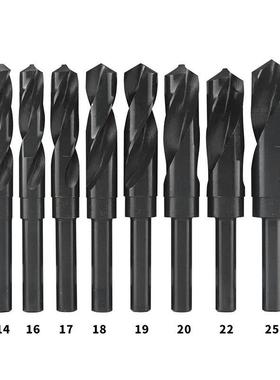 套黑色速高钢等PXJ柄麻花钻8头小柄钻木盒装1/2柄钻头木材钻件孔