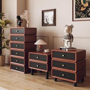 屉法式复古风可旋转六斗边柜客厅抽Z508#式柜收纳储物柜实木床头