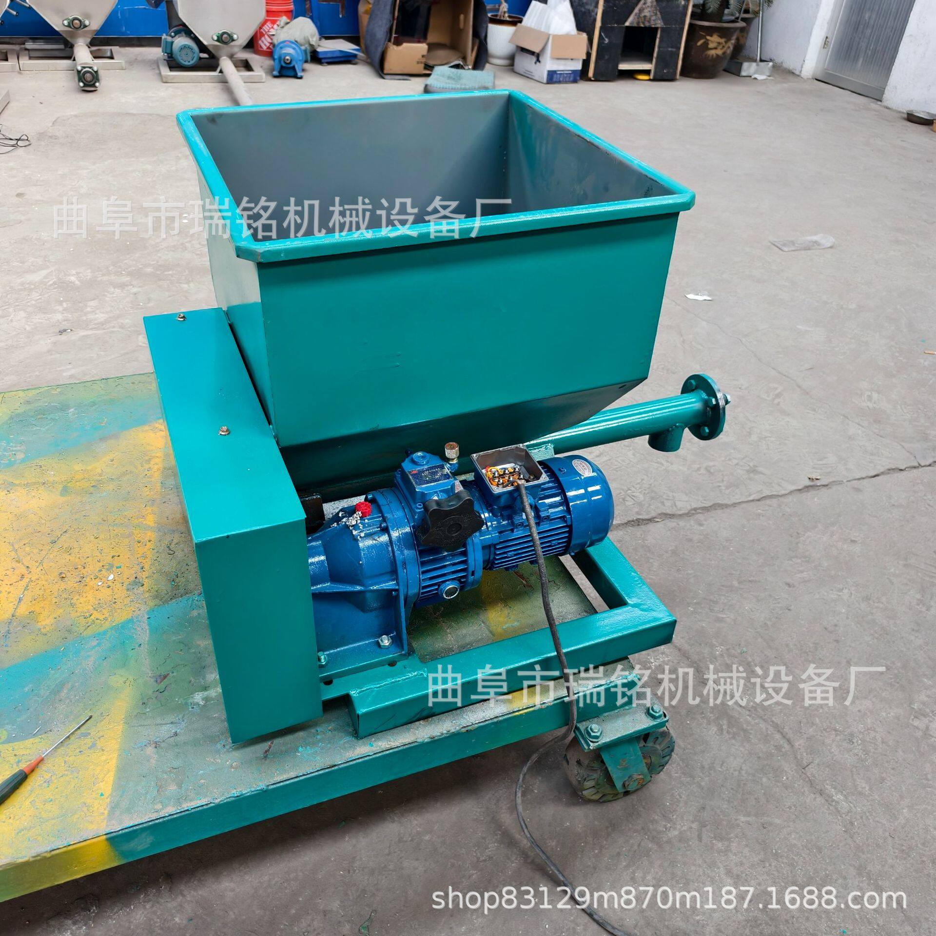 60MM管径 加大料仓炭黑粉螺旋加粉机 TGFF粘合剂调速微型加粉机