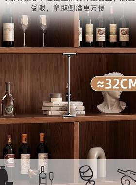 实生态板酒靠墙MRL客厅置木物展示柜柜商用酒架2025年款家用新新