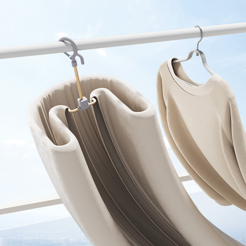 晒被子神器螺旋式晾衣架多功能y阳台防风晒被单被罩专用晾被子衣,收纳整理,金属衣架,淘宝优惠券,粉丝福利购,淘宝优惠卷