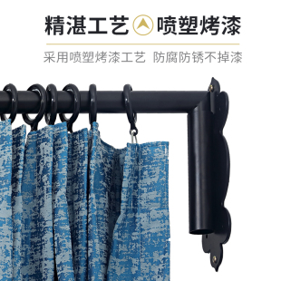 店窗帘展示架罗P马杆可移动窗帘挂样 摇摆杆窗帘店样品展示软装