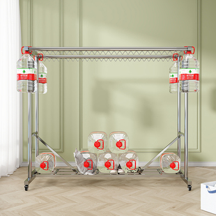 室外不锈钢落地晾衣架长款室内阳台晾衣晒被子神器室外Z户外晒衣