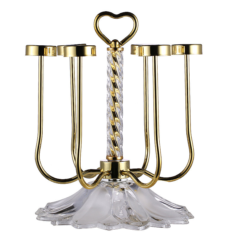 欧式杯架水c杯挂架创意家用不锈钢倒挂茶杯架子沥水玻璃杯子架置