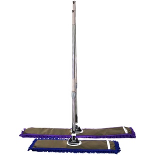 雪尼尔超大拖把h60大号平板毛毛虫托把保洁排拖90瓷砖木地板尘推