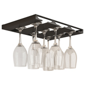 红酒杯架a倒挂高脚杯置物架家用免打孔客厅酒柜创意悬挂吊架子