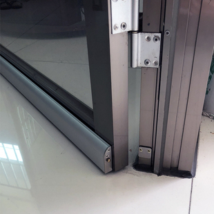 明装 门底密封条自动升降密封条酒店房门隔音条挡风U条防尘条门档