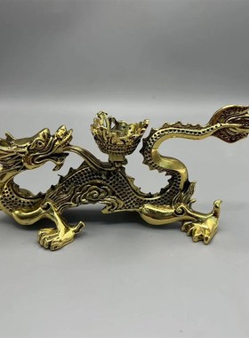 中国龙合金水晶球底座A金属球架球托置物架球支架