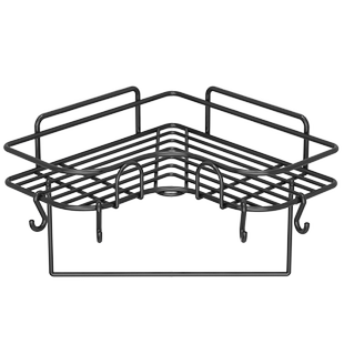 办公室三角多层花架桌面工位隔板置物架阳台护栏悬挂式转角收纳架铁艺办公桌花盆架搁板阳台转角整理办公挂架