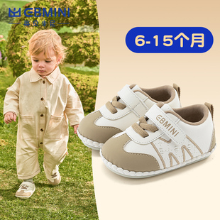 12个月学前一阶段幼儿鞋 英贝米尼婴幼儿鞋 软底宝宝步前鞋 子秋季