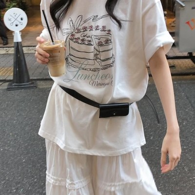 【免费试穿】小众设计感短袖T恤