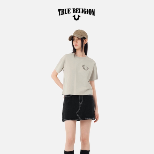 True Religion真实信仰AW25新品女款牛仔半裙