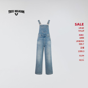 True Religion2025春季新品女士休闲时尚背带裤