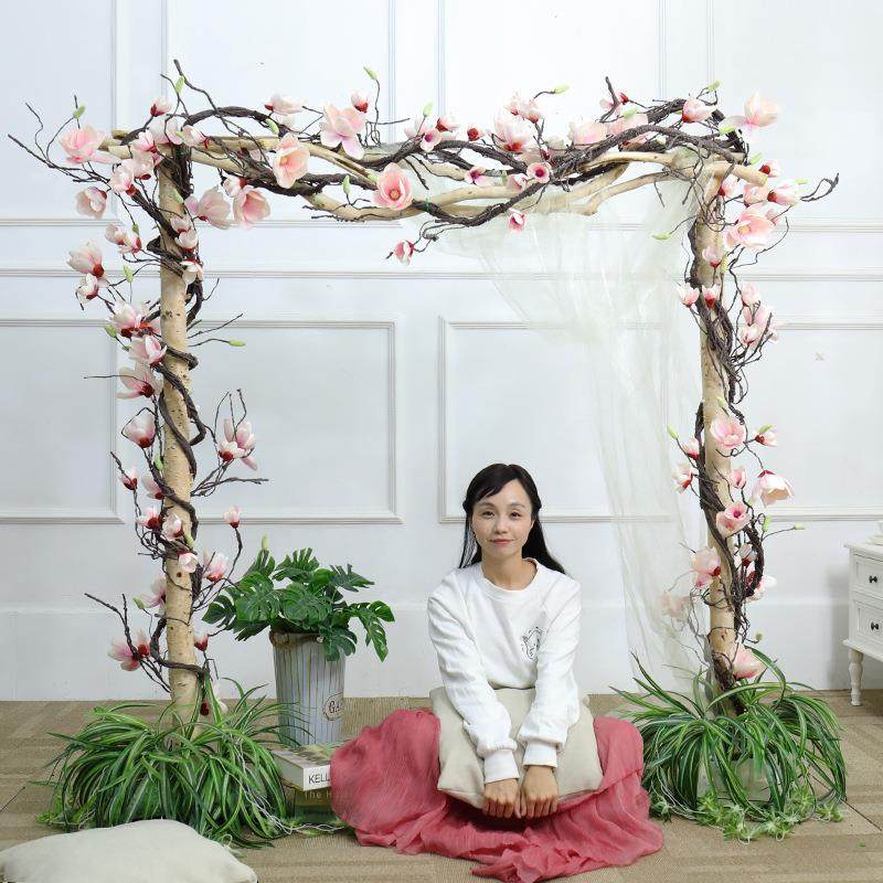 树藤假树背景墙藤蔓仿真藤条道具假花条拱门装饰仿真花玉兰花藤,鲜花速递/花卉仿真/绿植园艺,仿真绿植,淘宝优惠券,粉丝福利购,淘宝优惠卷