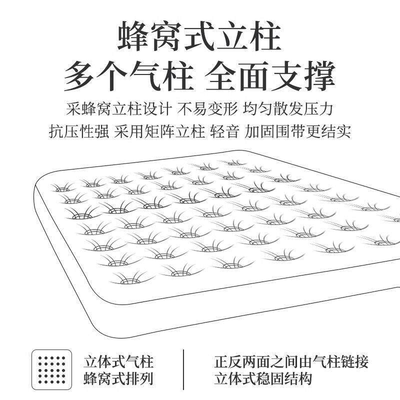 帐篷充气床垫自动地铺垫蜂窝式双人睡眠气垫床户外露营车载充气床