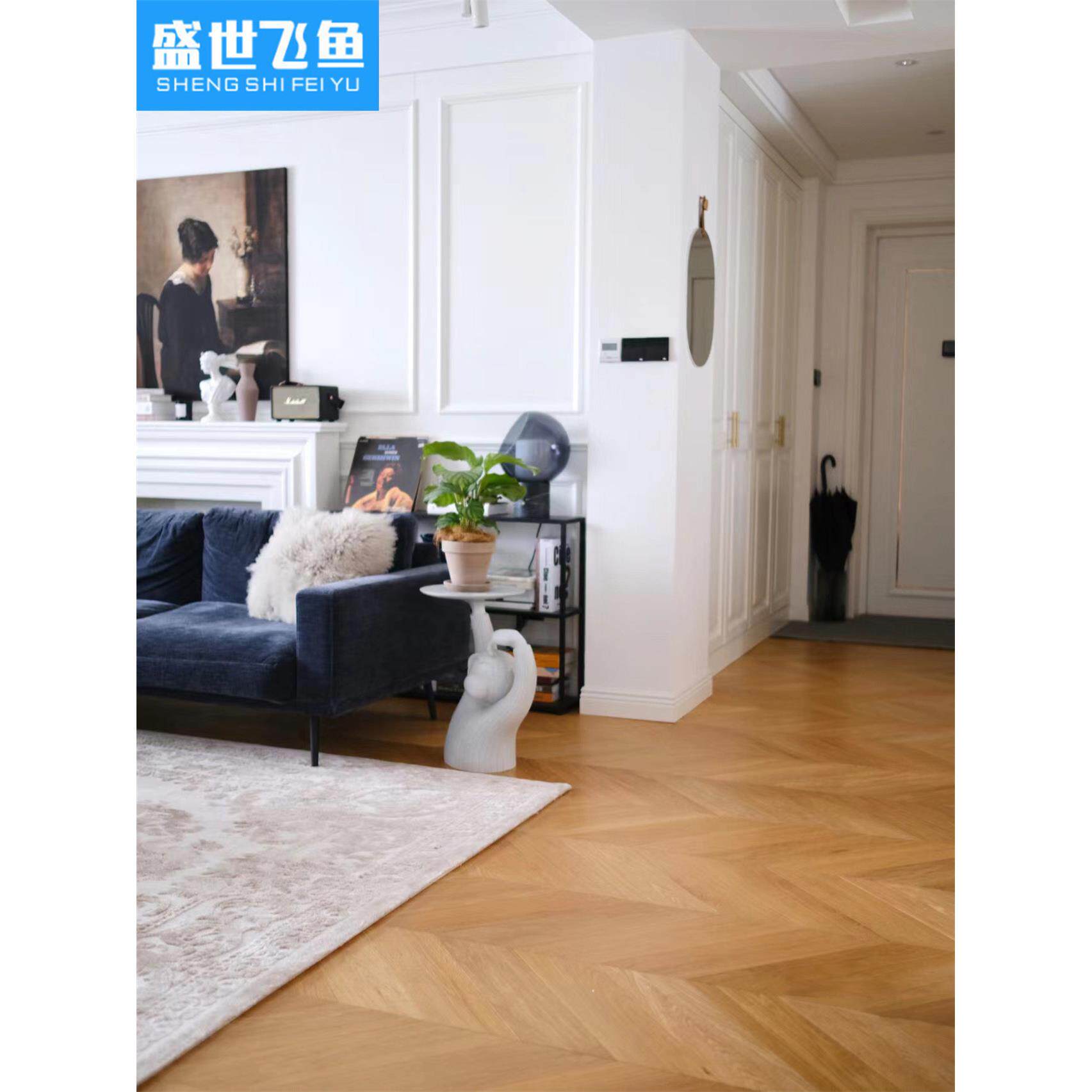 复古日式鱼骨木纹砖600x1200餐厅商超地板砖客厅卧室仿实木瓷砖