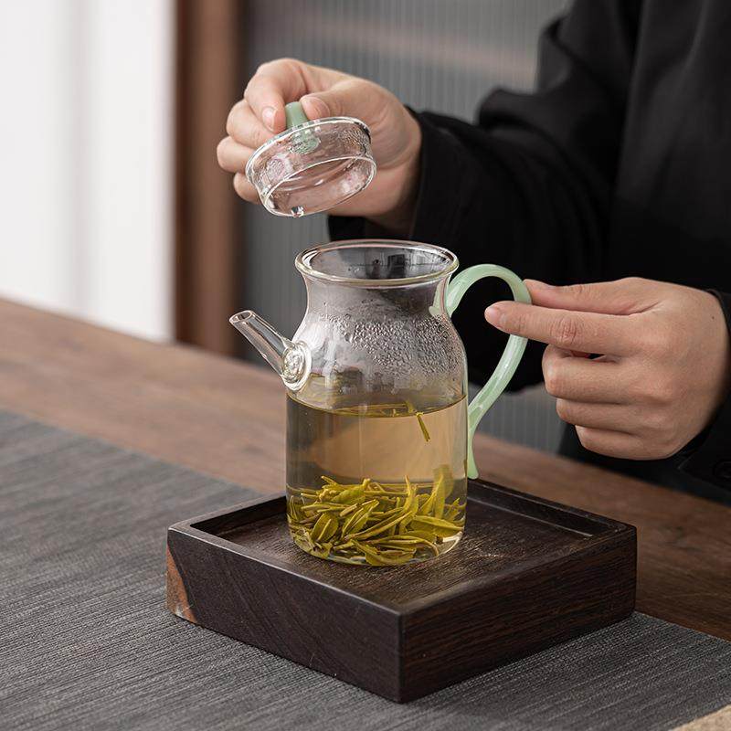 耐热玻璃手执壶单壶高硼硅自带滤孔大号透明功夫茶壶烧水煮茶壶,餐饮具,茶壶,淘宝优惠券,粉丝福利购,淘宝优惠卷